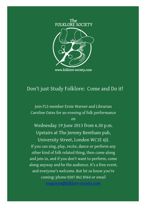 An Evening of Performance and Song